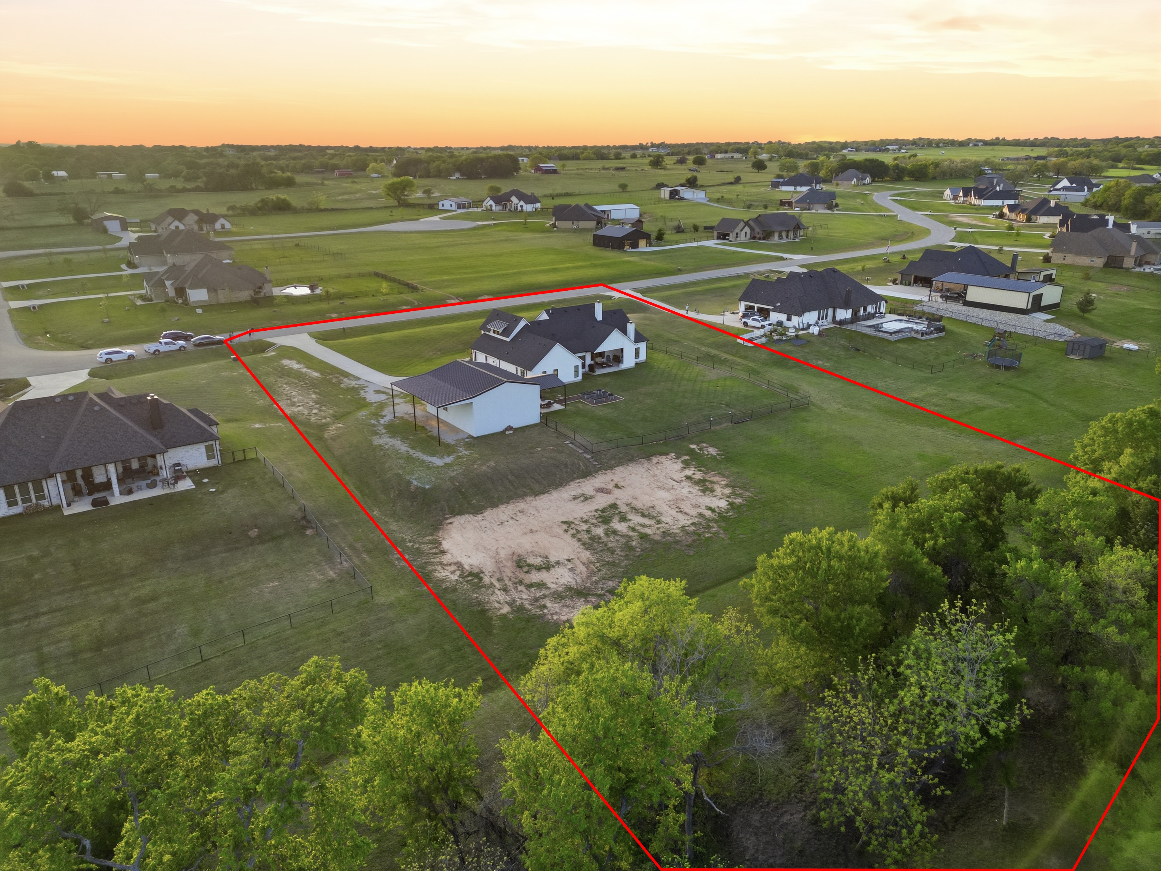 Aerial lot lines